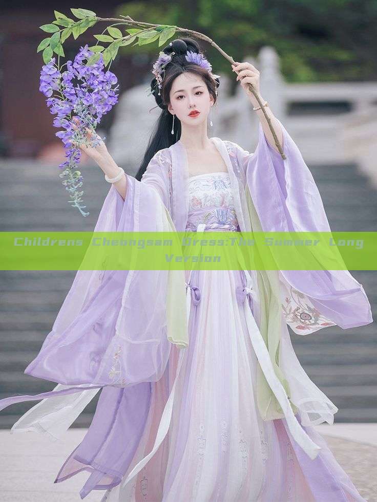 Childrens Cheongsam Dress:The Summer Long Version Childrens Cheongsam Dress:The Summer Long Version