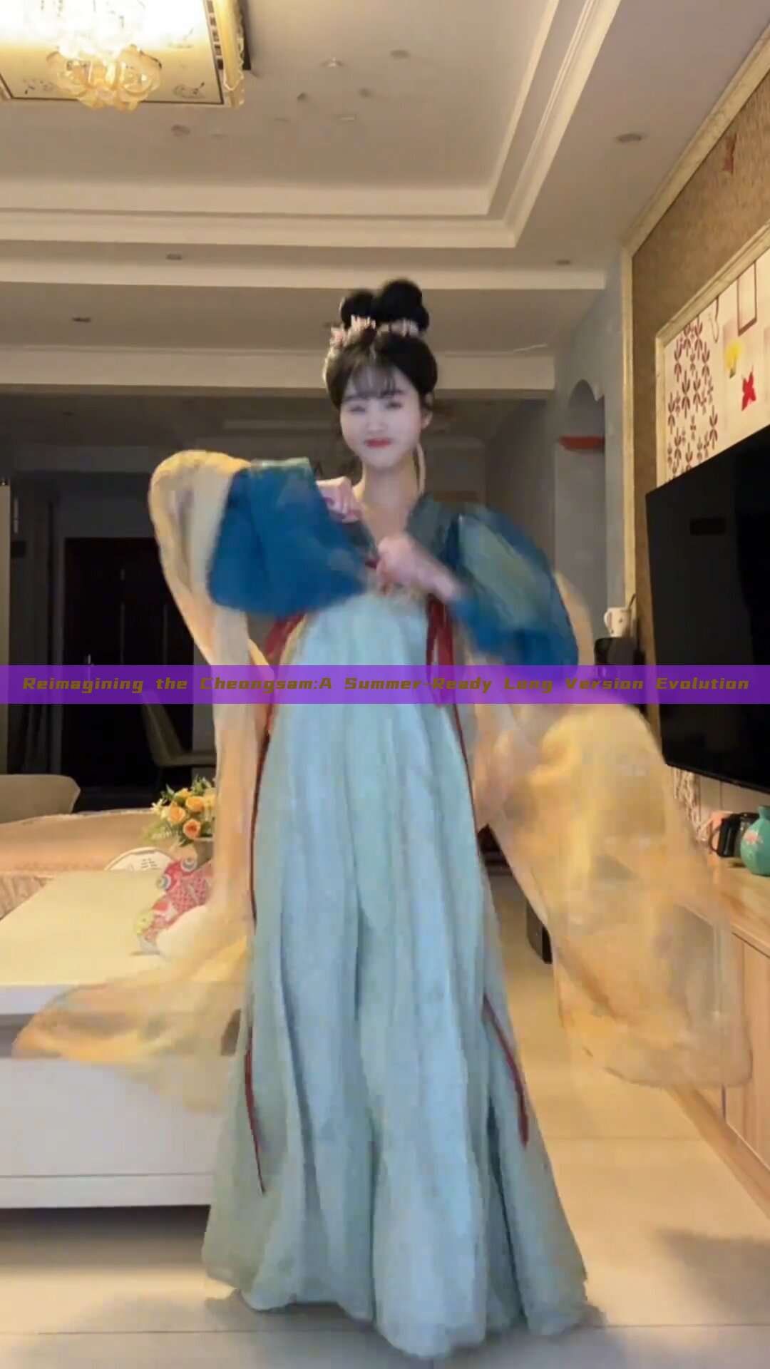 Reimagining the Cheongsam:A Summer-Ready Long Version Evolution Reimagining the Cheongsam:A Summer-Ready Long Version Evolution