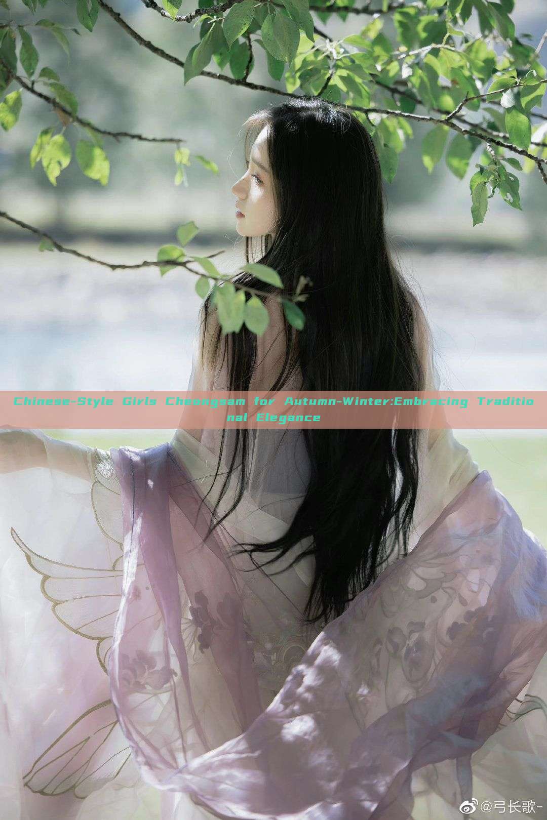 Chinese-Style Girls Cheongsam for Autumn-Winter:Embracing Traditional Elegance