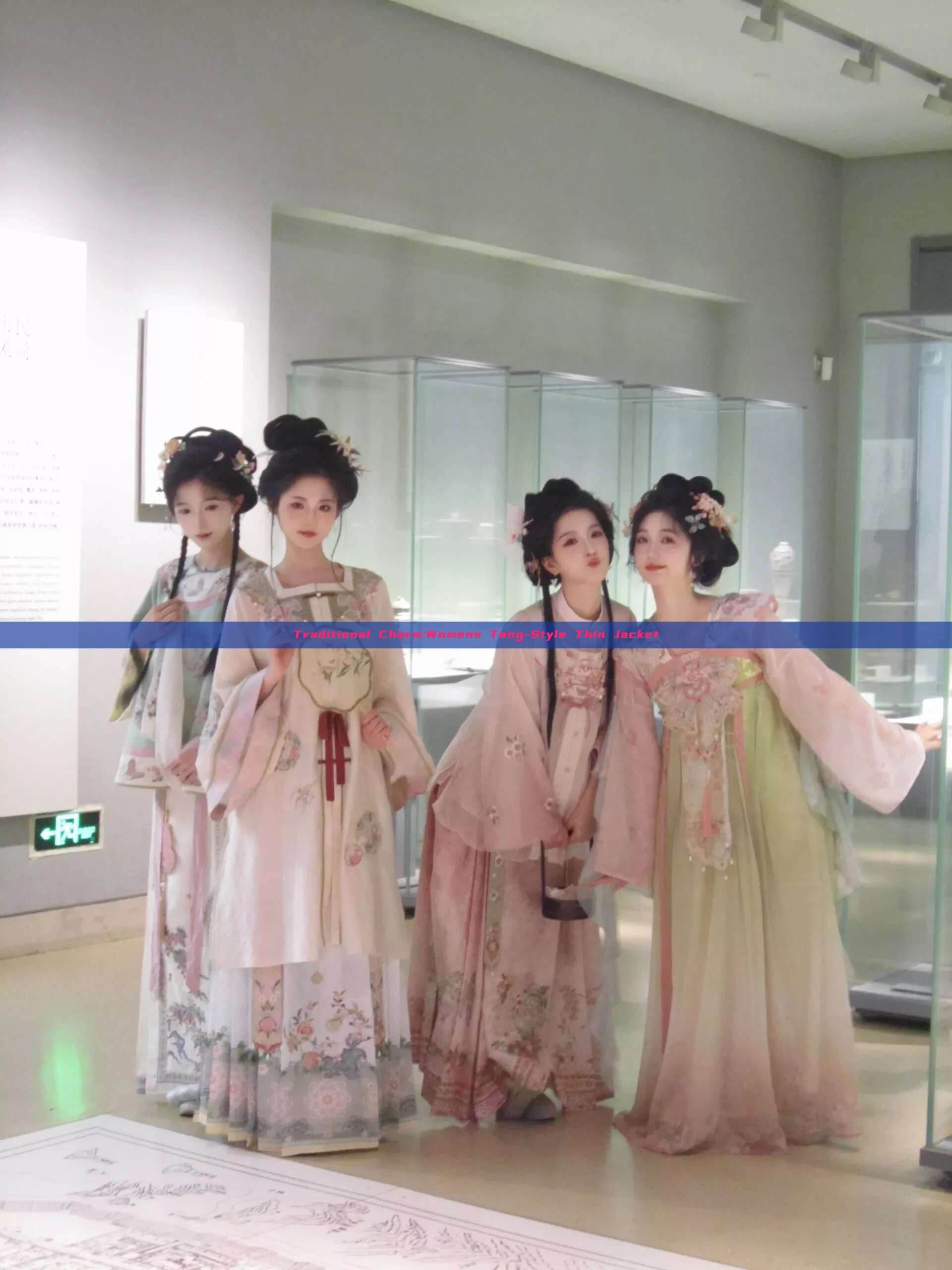 Traditional Charm:Womens Tang-Style Thin Jacket Traditional Charm:Womens Tang-Style Thin Jacket