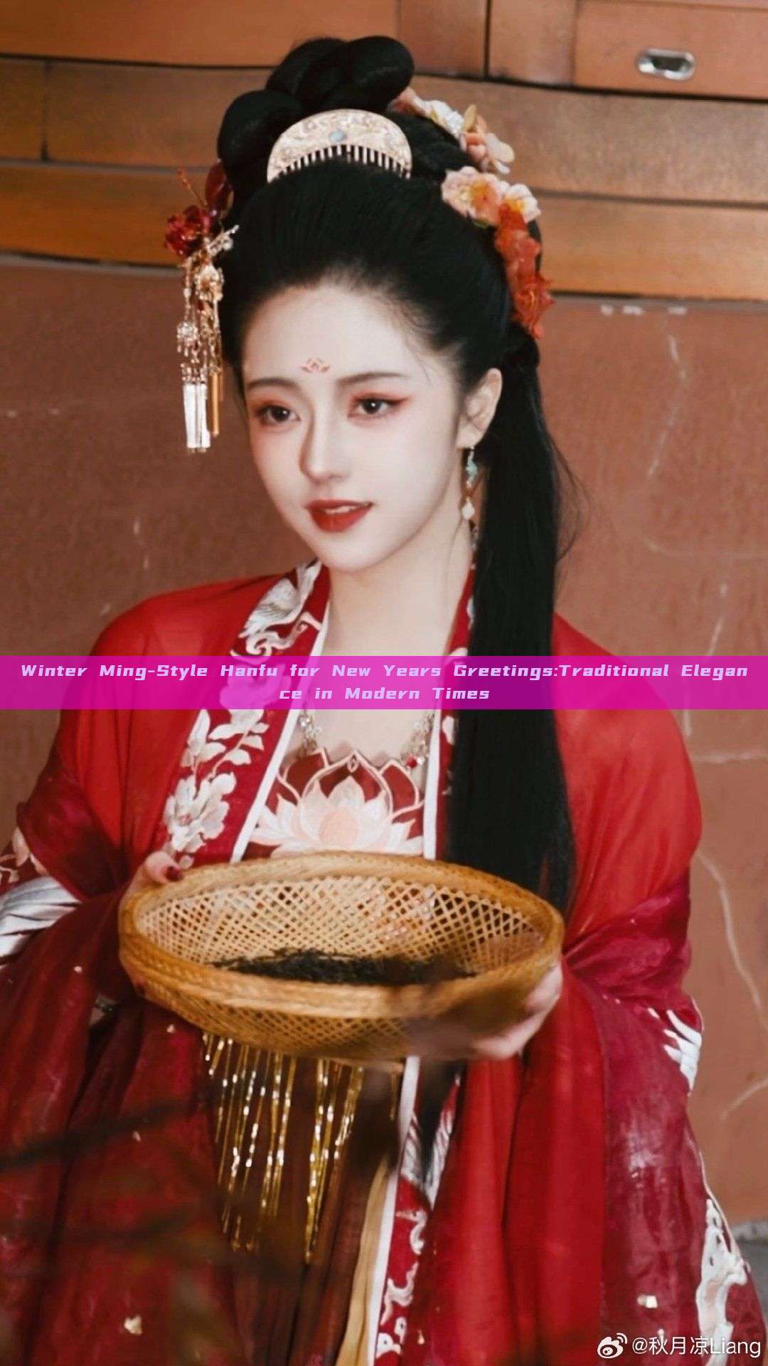 Winter Ming-Style Hanfu for New Years Greetings:Traditional Elegance in Modern Times Winter Ming-Style Hanfu for New Years Greetings:Traditional Elegance in Modern Times