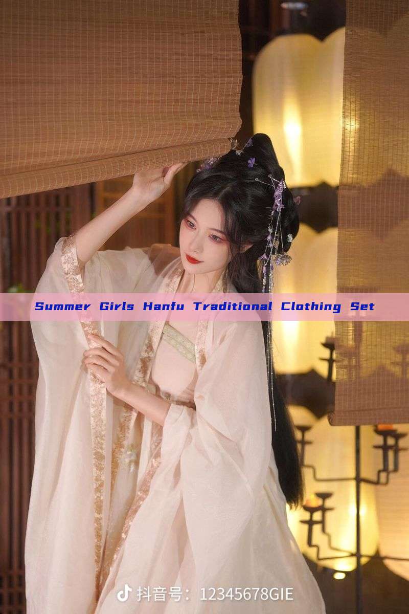 Summer Girls Hanfu Traditional Clothing Set Summer Girls Hanfu Traditional Clothing Set