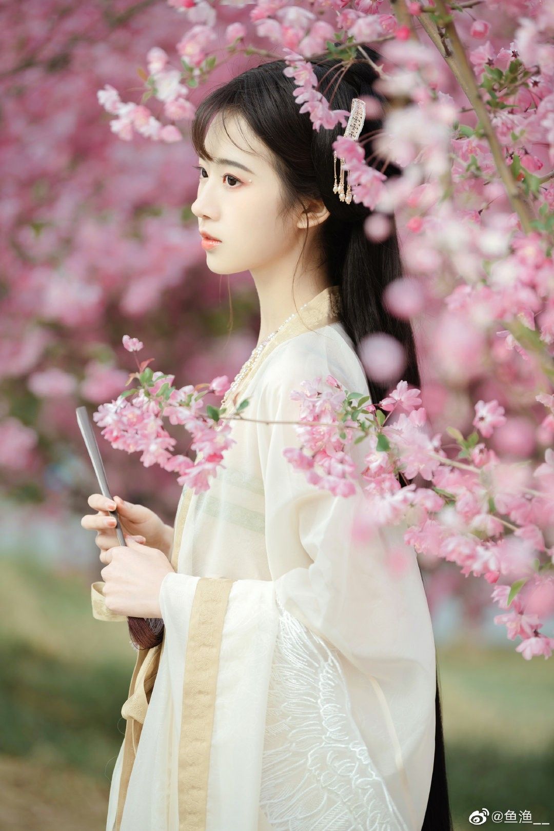 The Elegance of a Light Purple Cheongsam The Elegance of a Light Purple Cheongsam