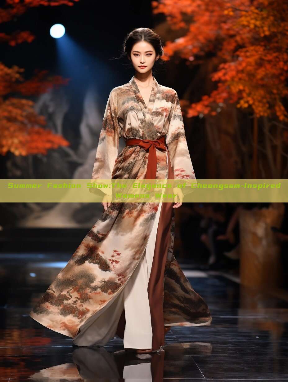 Summer Fashion Show:The Elegance of Cheongsam-Inspired Womens Wear Summer Fashion Show:The Elegance of Cheongsam-Inspired Womens Wear