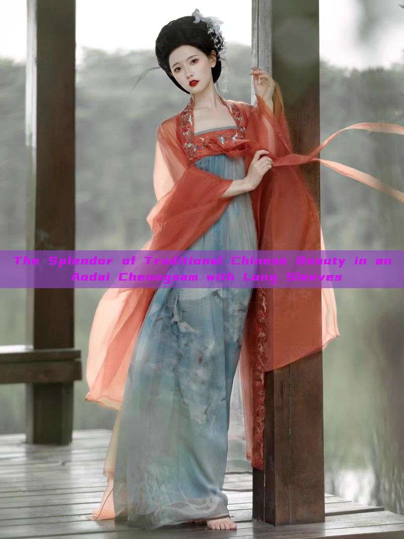 The Splendor of Traditional Chinese Beauty in an Aodai Cheongsam with Long Sleeves The Splendor of Traditional Chinese Beauty in an Aodai Cheongsam with Long Sleeves