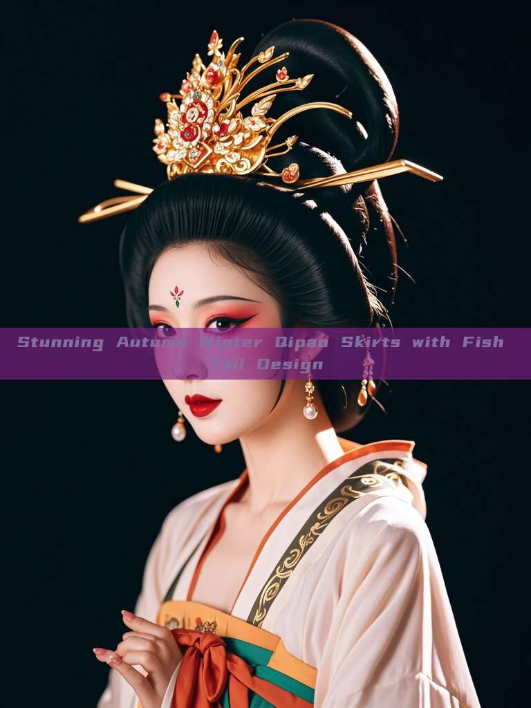Stunning Autumn Winter Qipao Skirts with Fish Tail Design Stunning Autumn Winter Qipao Skirts with Fish Tail Design