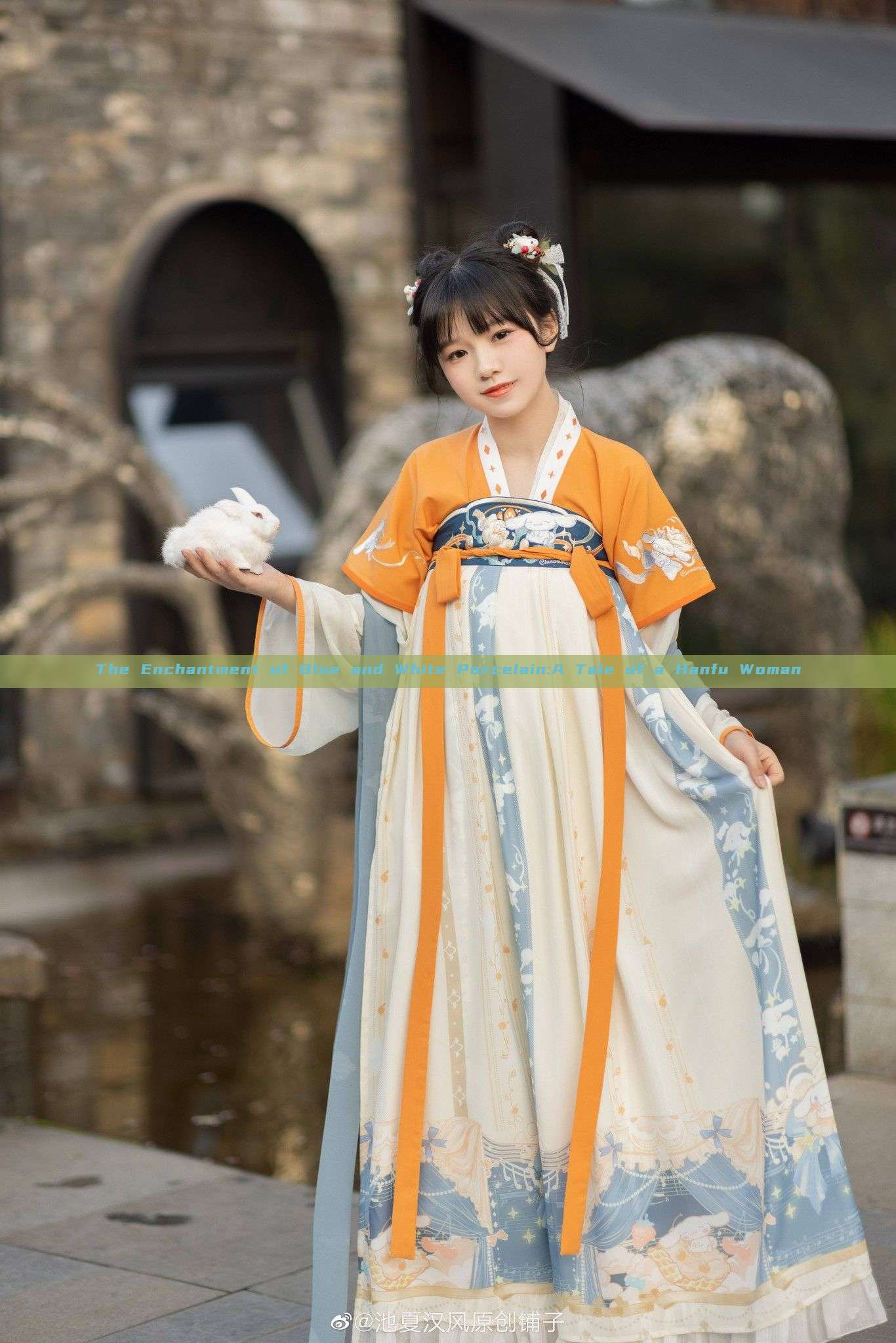 The Enchantment of Blue and White Porcelain:A Tale of a Hanfu Woman The Enchantment of Blue and White Porcelain:A Tale of a Hanfu Woman