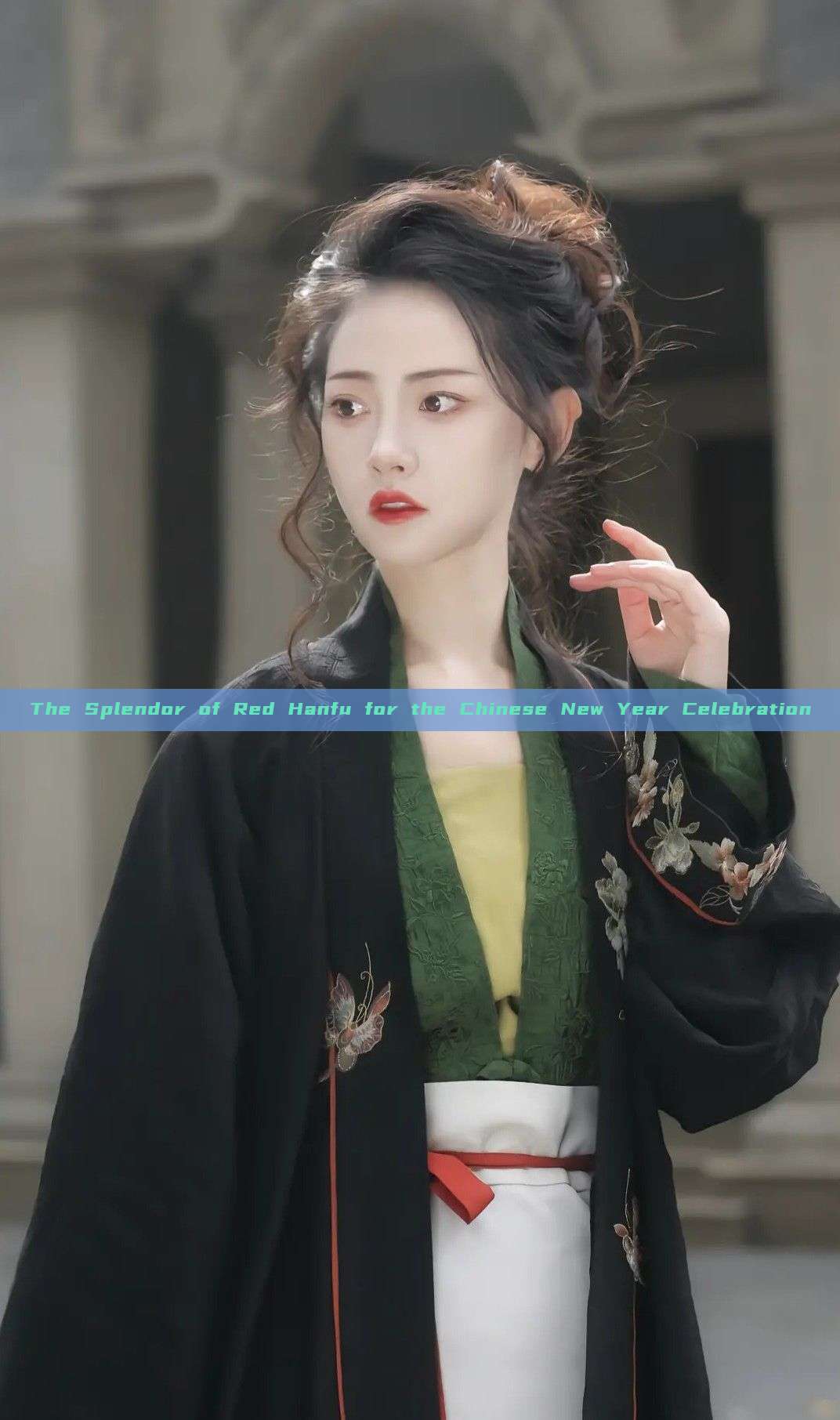 The Splendor of Red Hanfu for the Chinese New Year Celebration The Splendor of Red Hanfu for the Chinese New Year Celebration