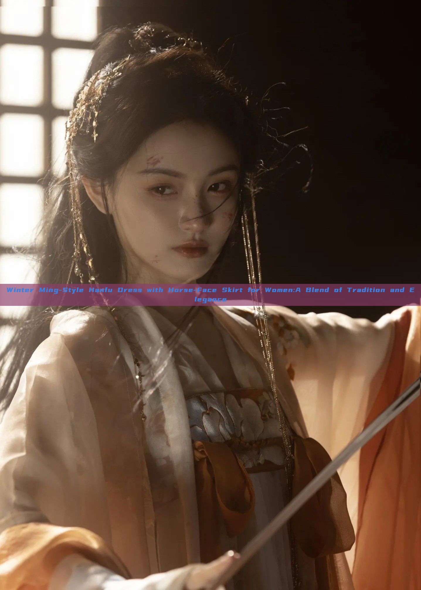 Winter Ming-Style Hanfu Dress with Horse-Face Skirt for Women:A Blend of Tradition and Elegance Winter Ming-Style Hanfu Dress with Horse-Face Skirt for Women:A Blend of Tradition and Elegance