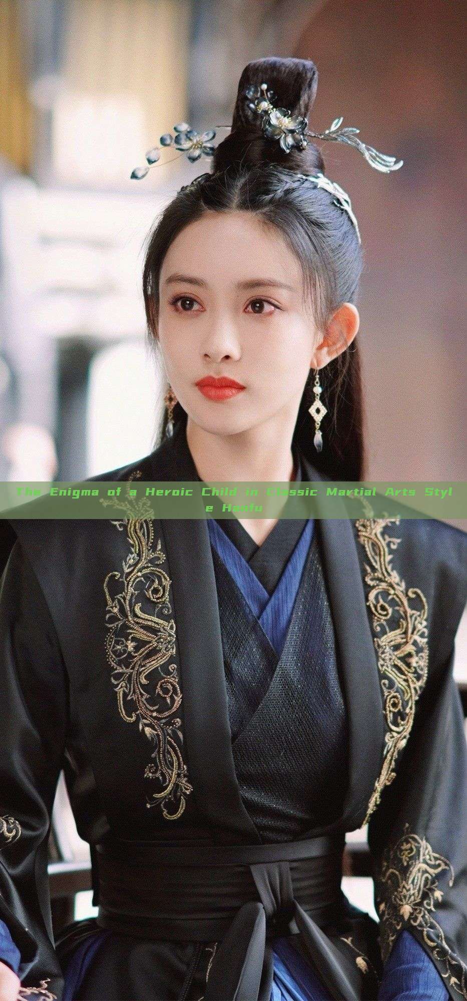The Enigma of a Heroic Child in Classic Martial Arts Style Hanfu The Enigma of a Heroic Child in Classic Martial Arts Style Hanfu