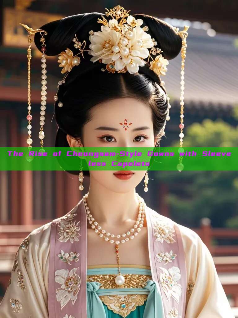 The Rise of Cheongsam-Style Gowns with Sleeveless Capelets The Rise of Cheongsam-Style Gowns with Sleeveless Capelets