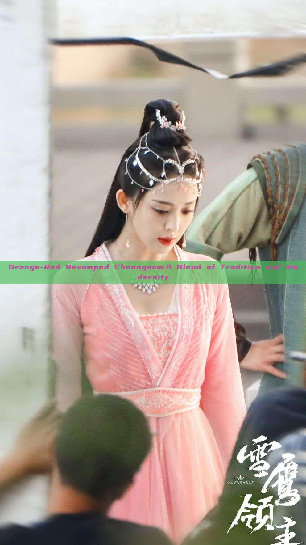 Orange-Red Revamped Cheongsam:A Blend of Tradition and Modernity Orange-Red Revamped Cheongsam:A Blend of Tradition and Modernity
