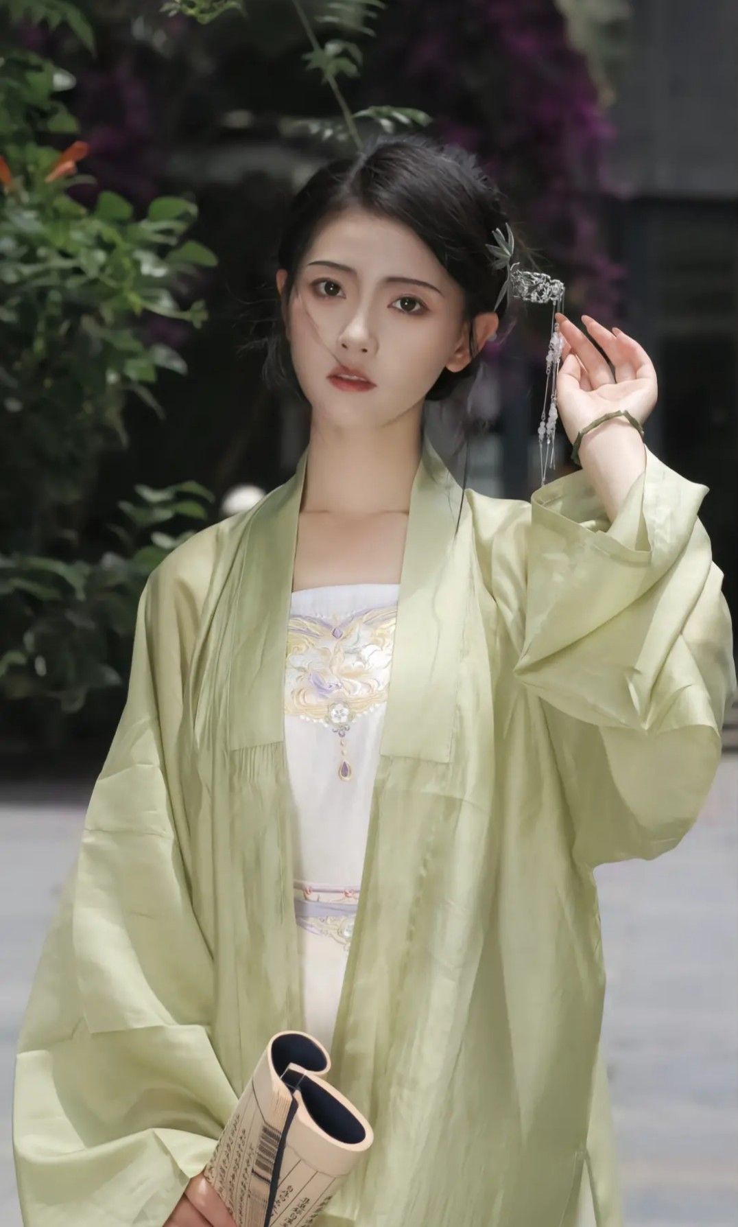 Traditional Chinese Style:Horseface Skirt and Upperwear for Big Kids