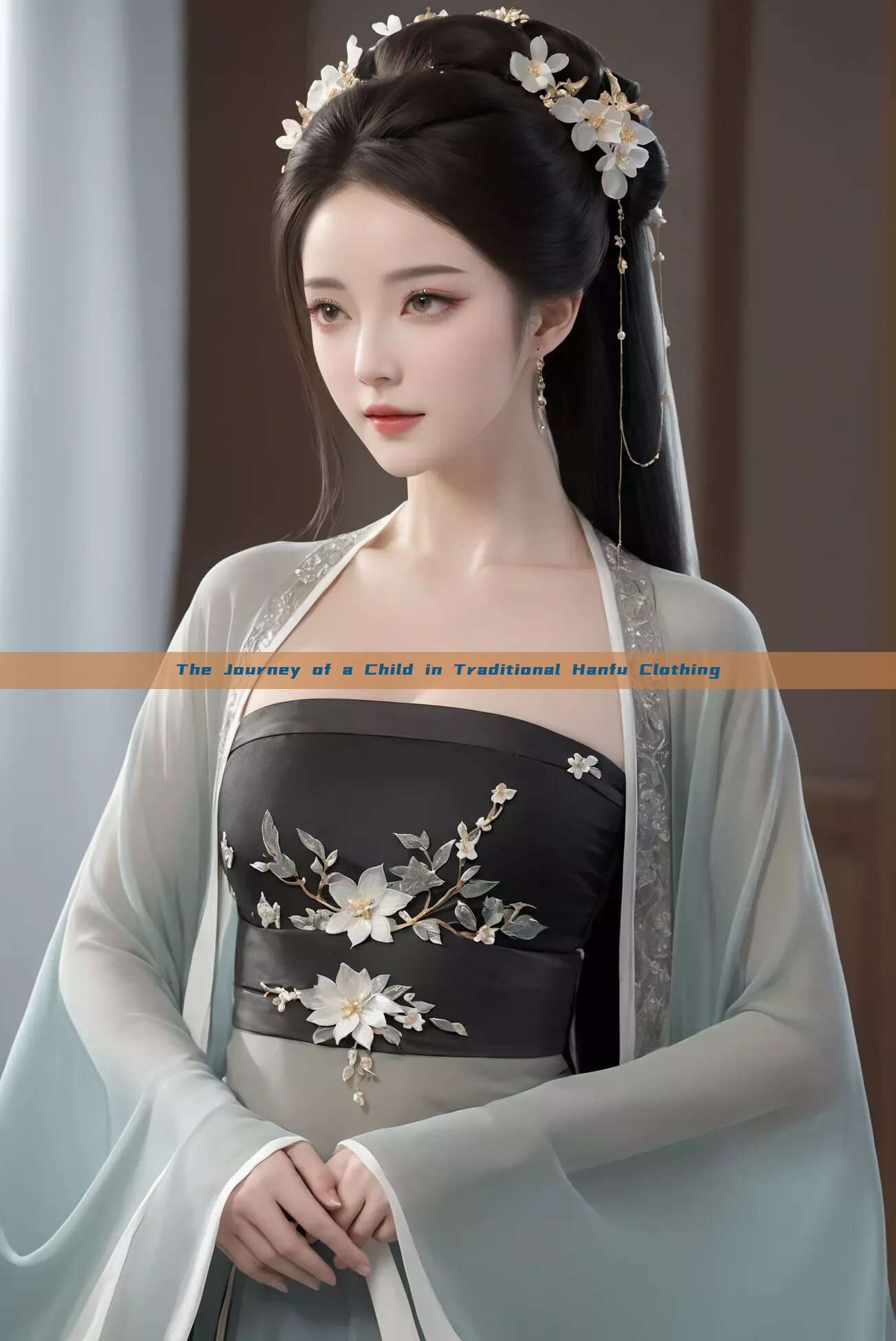 The Journey of a Child in Traditional Hanfu Clothing The Journey of a Child in Traditional Hanfu Clothing