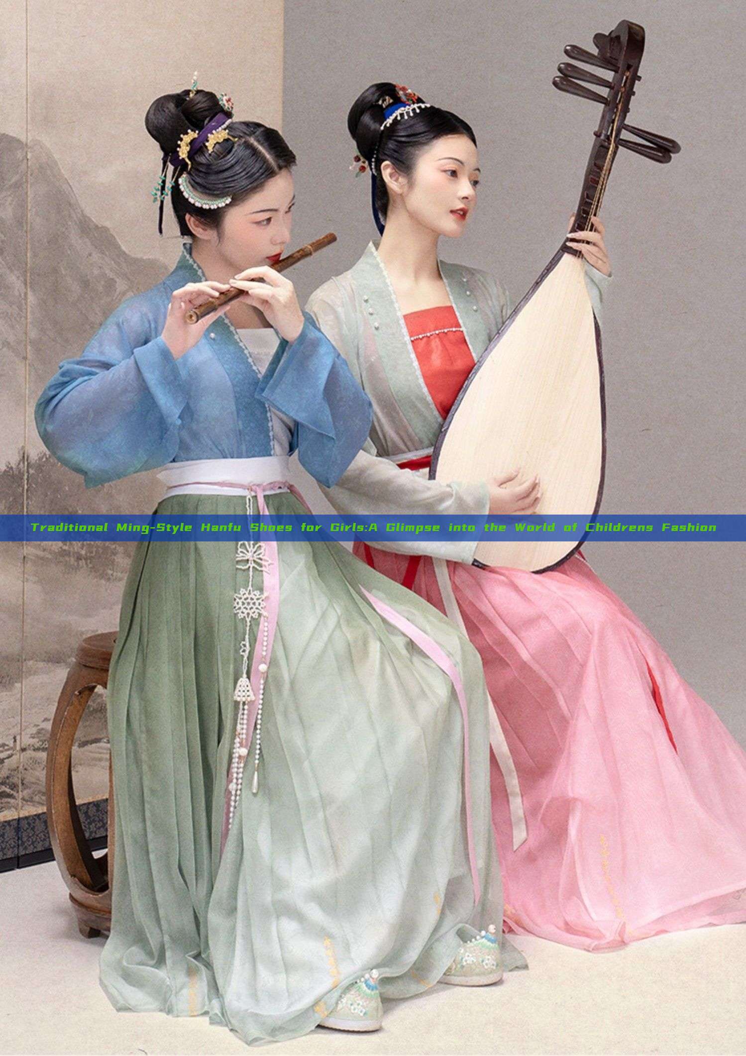 Traditional Ming-Style Hanfu Shoes for Girls:A Glimpse into the World of Childrens Fashion Traditional Ming-Style Hanfu Shoes for Girls:A Glimpse into the World of Childrens Fashion