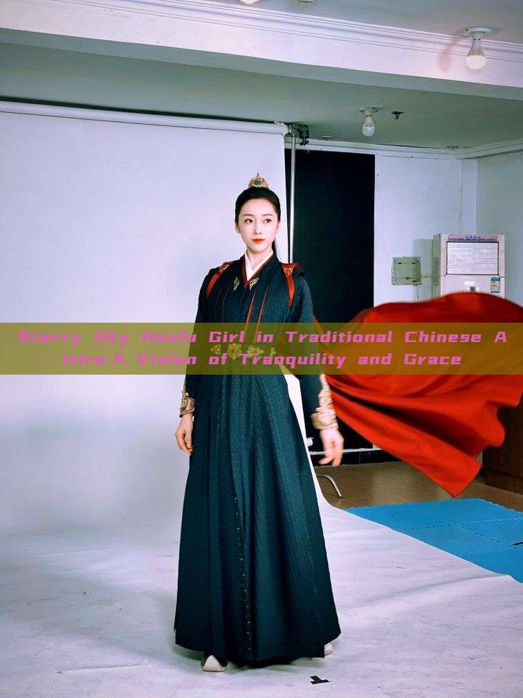 Starry Sky Hanfu Girl in Traditional Chinese Attire:A Vision of Tranquility and Grace