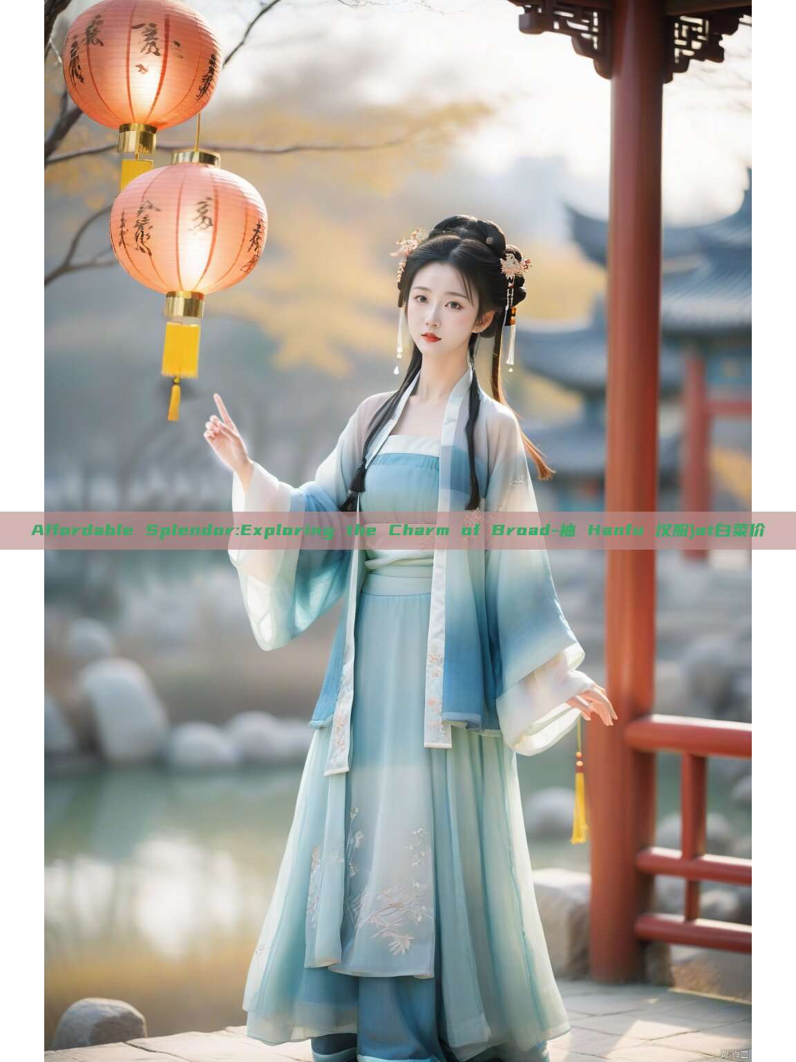 Affordable Splendor:Exploring the Charm of Broad-袖 Hanfu 汉服)at白菜价
