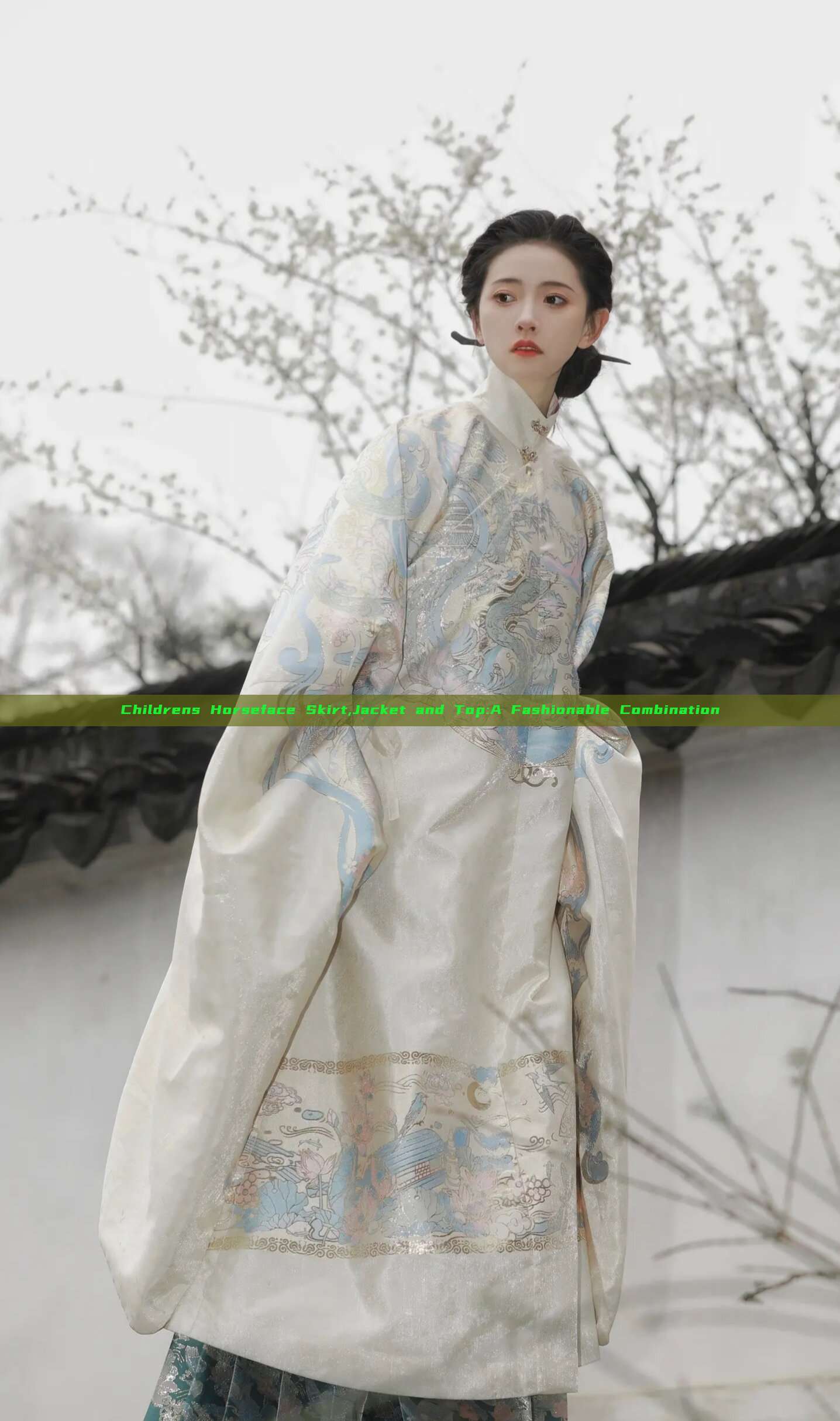 Childrens Horseface Skirt,Jacket and Top:A Fashionable Combination Childrens Horseface Skirt,Jacket and Top:A Fashionable Combination