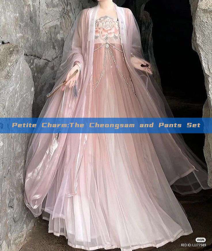 Petite Charm:The Cheongsam and Pants Set Petite Charm:The Cheongsam and Pants Set