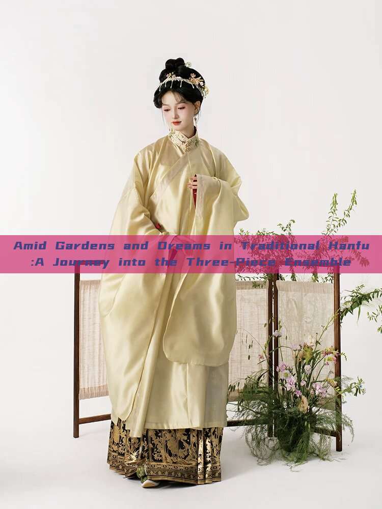 Amid Gardens and Dreams in Traditional Hanfu:A Journey into the Three-Piece Ensemble Amid Gardens and Dreams in Traditional Hanfu:A Journey into the Three-Piece Ensemble