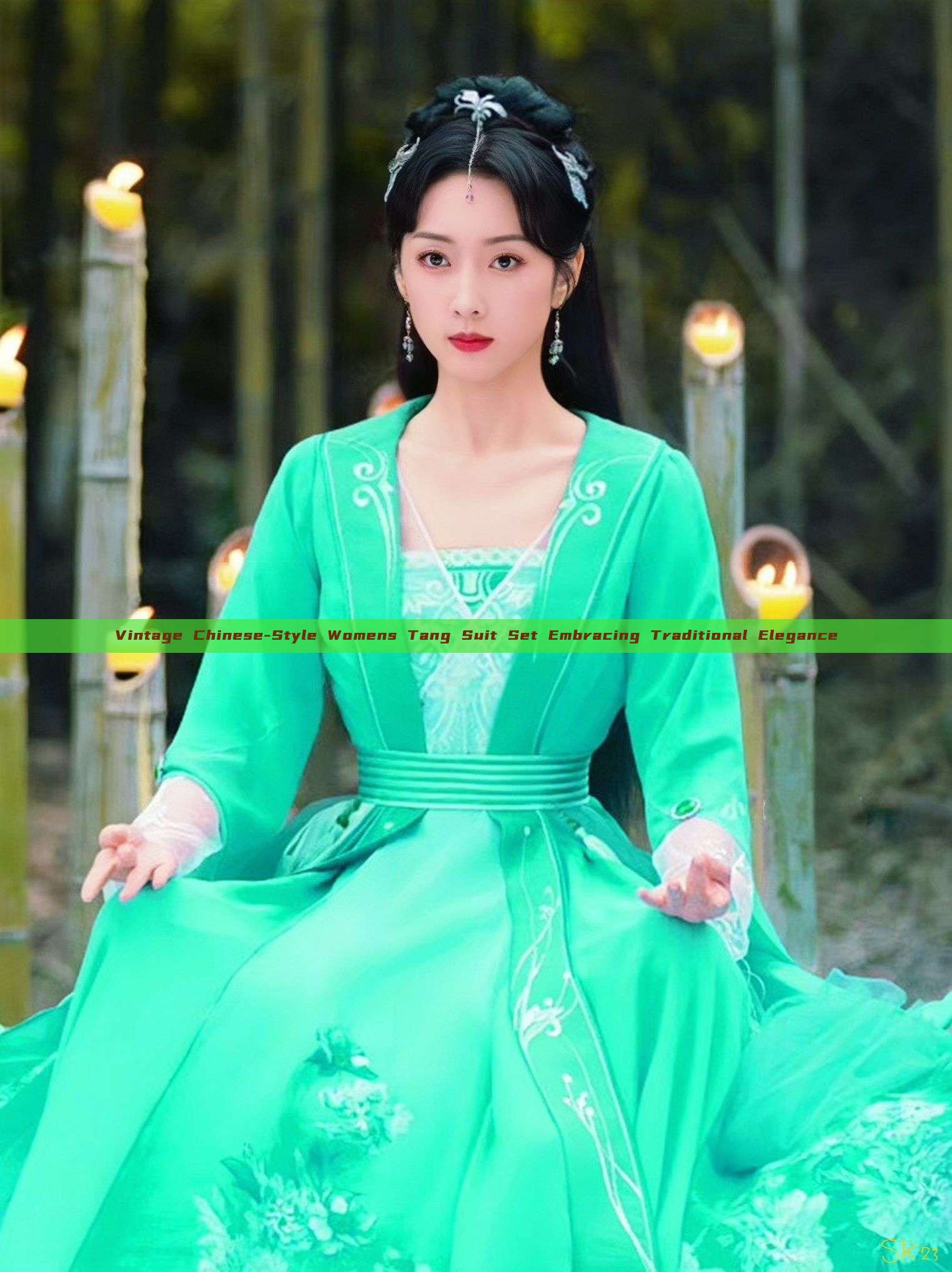 Vintage Chinese-Style Womens Tang Suit Set Embracing Traditional Elegance Vintage Chinese-Style Womens Tang Suit Set Embracing Traditional Elegance