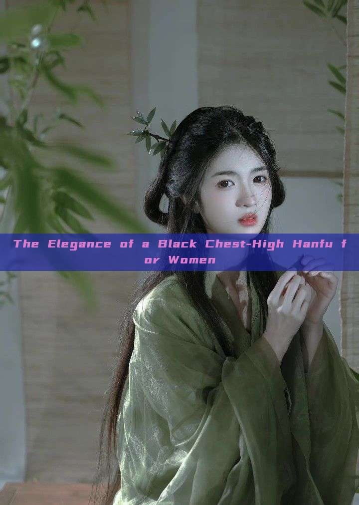 The Elegance of a Black Chest-High Hanfu for Women