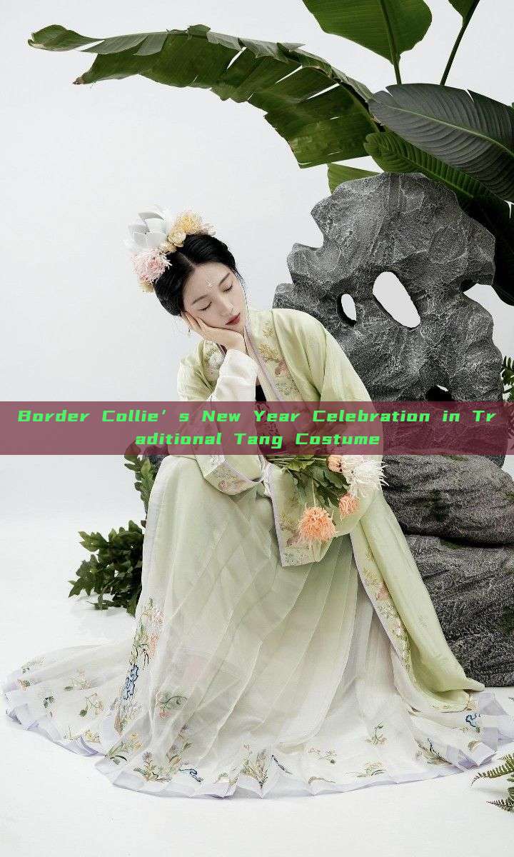 Border Collie’s New Year Celebration in Traditional Tang Costume