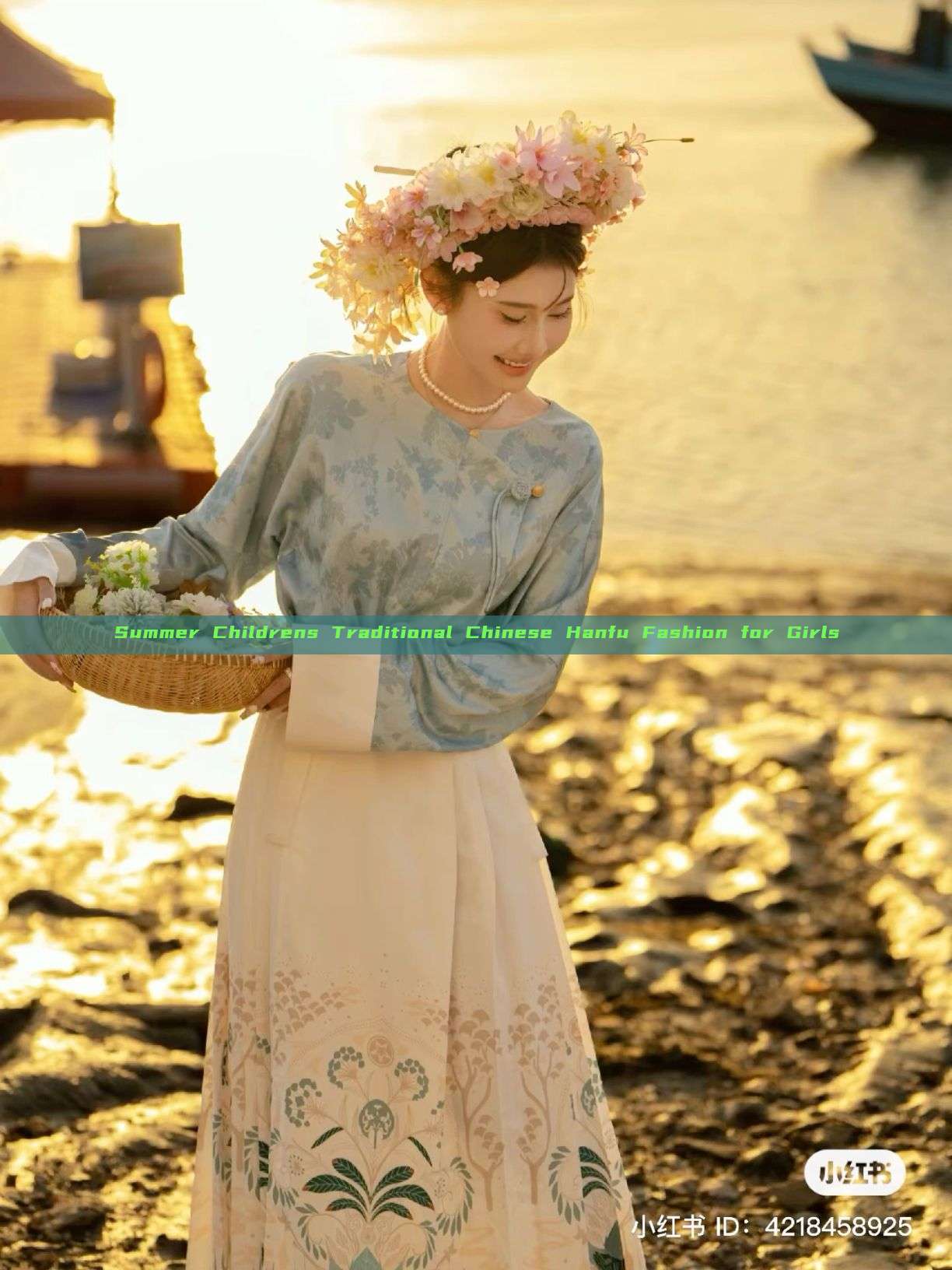 Summer Childrens Traditional Chinese Hanfu Fashion for Girls