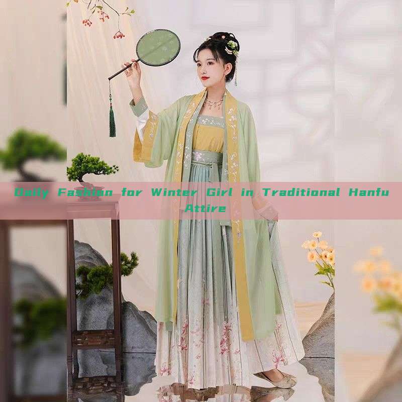 Daily Fashion for Winter Girl in Traditional Hanfu Attire