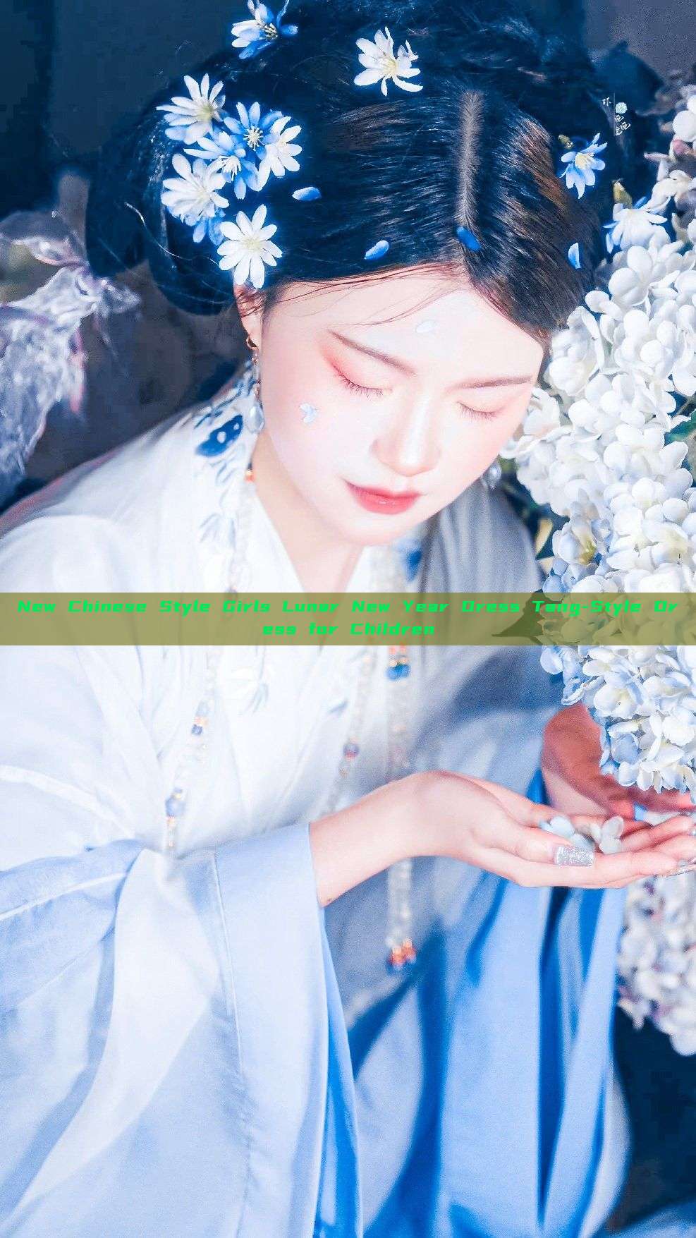 New Chinese Style Girls Lunar New Year Dress Tang-Style Dress for Children New Chinese Style Girls Lunar New Year Dress Tang-Style Dress for Children