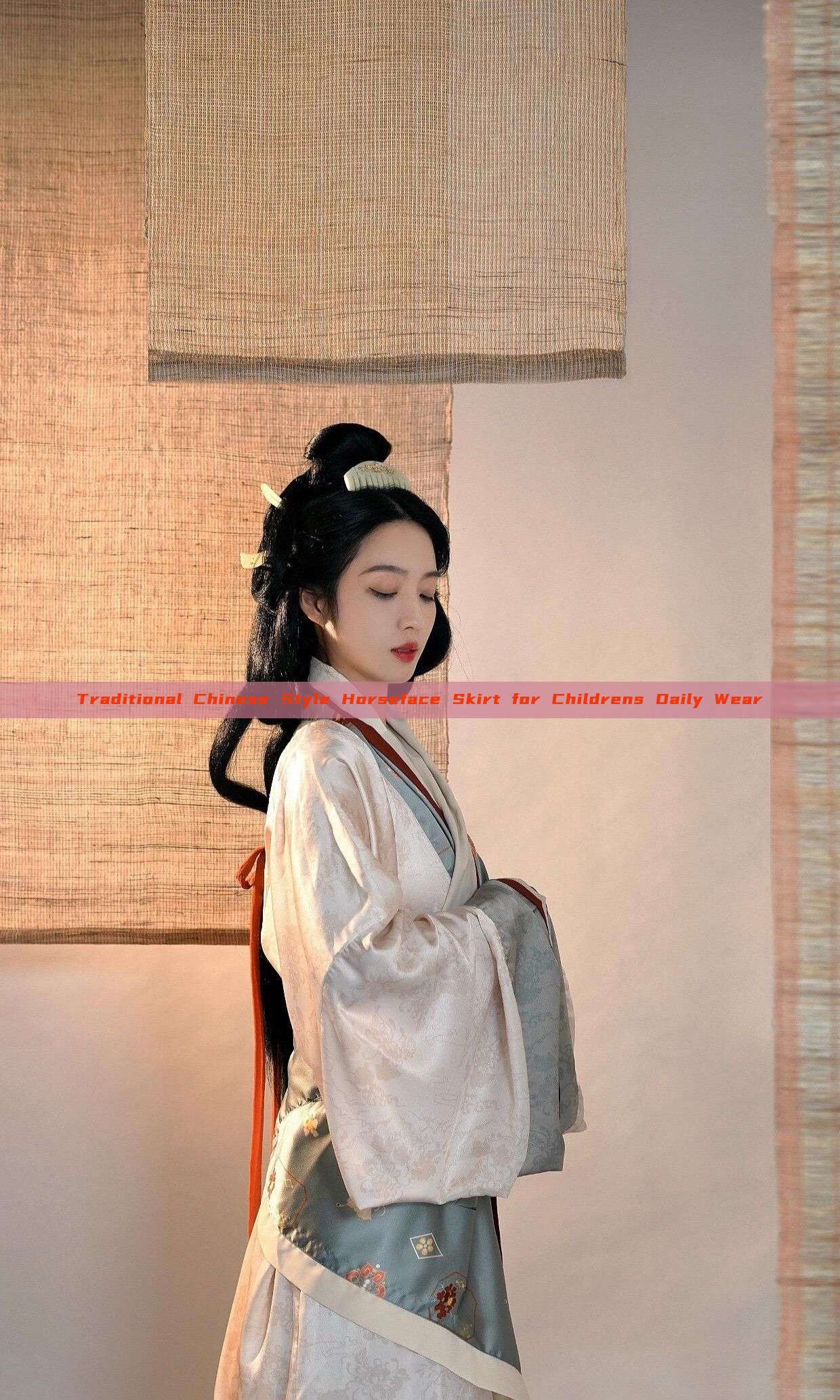 Traditional Chinese Style Horseface Skirt for Childrens Daily Wear Traditional Chinese Style Horseface Skirt for Childrens Daily Wear