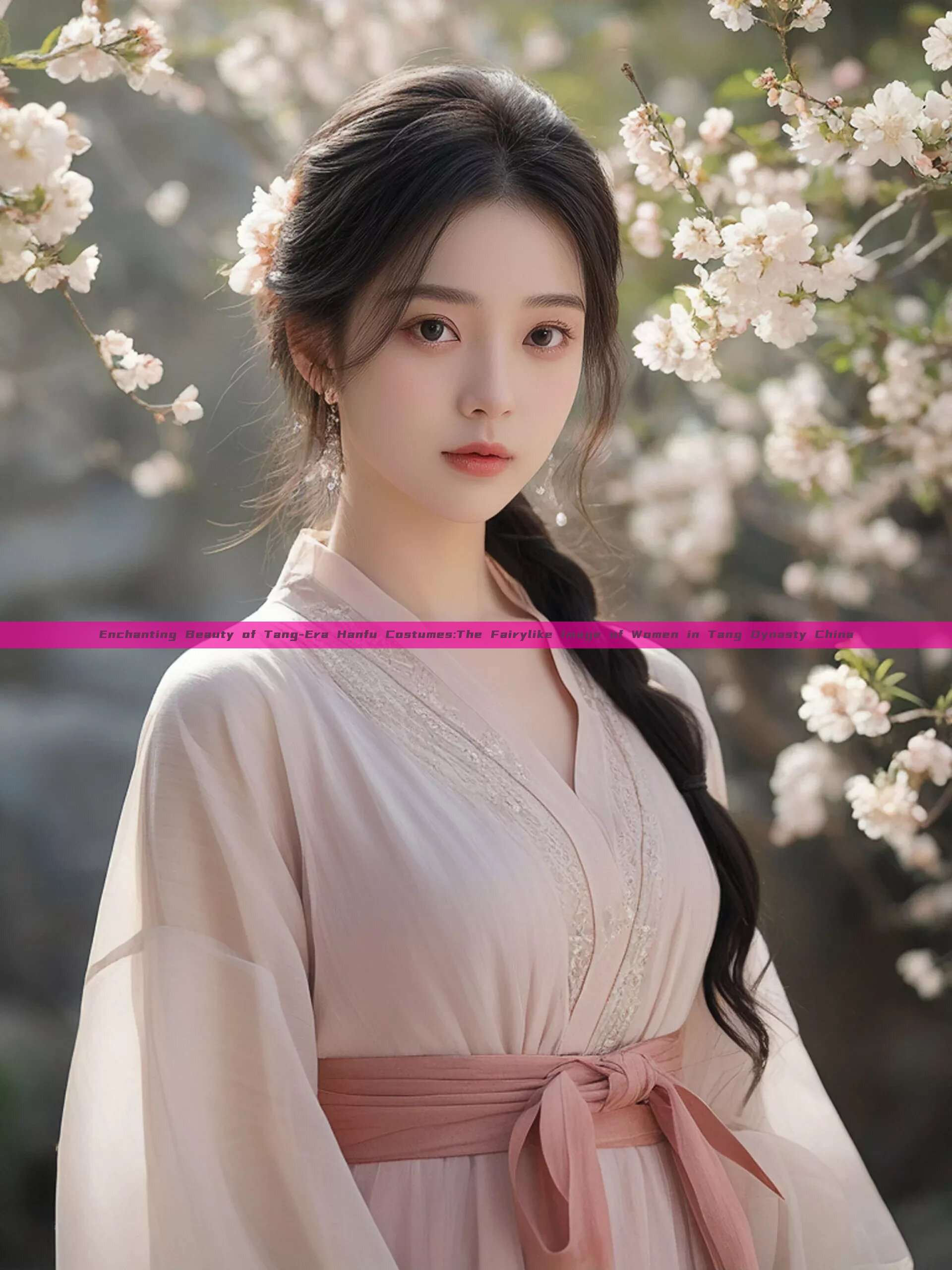 Enchanting Beauty of Tang-Era Hanfu Costumes:The Fairylike Image of Women in Tang Dynasty China
