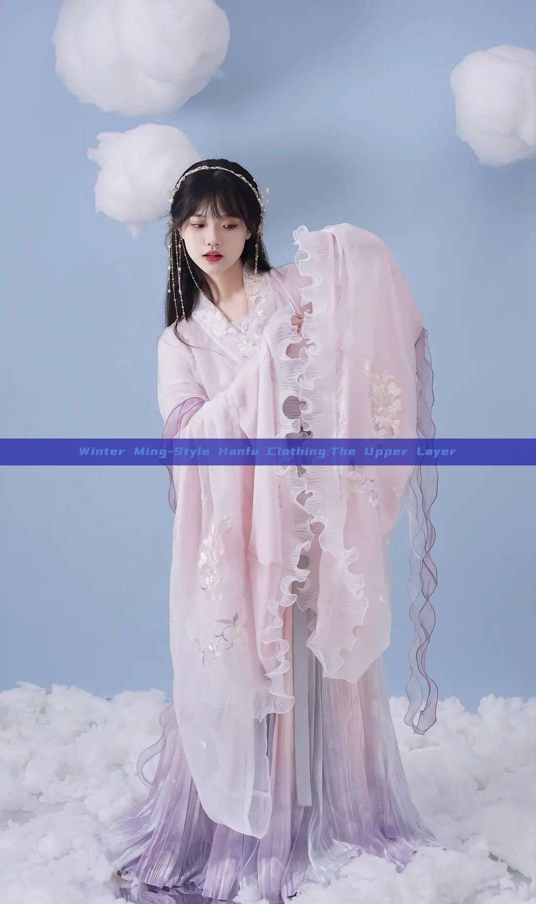 Winter Ming-Style Hanfu Clothing:The Upper Layer Winter Ming-Style Hanfu Clothing:The Upper Layer