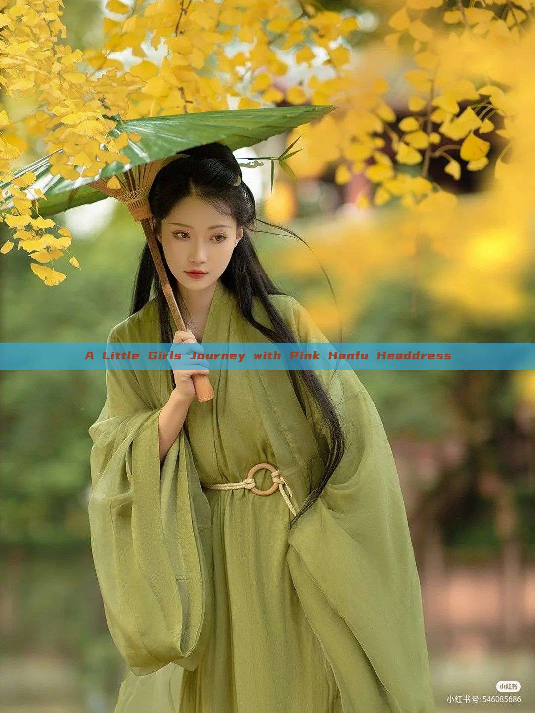 A Little Girls Journey with Pink Hanfu Headdress A Little Girls Journey with Pink Hanfu Headdress