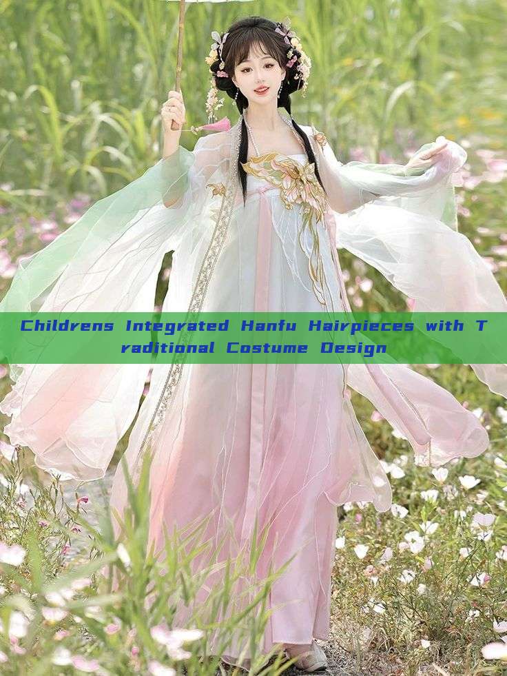 Childrens Integrated Hanfu Hairpieces with Traditional Costume Design Childrens Integrated Hanfu Hairpieces with Traditional Costume Design