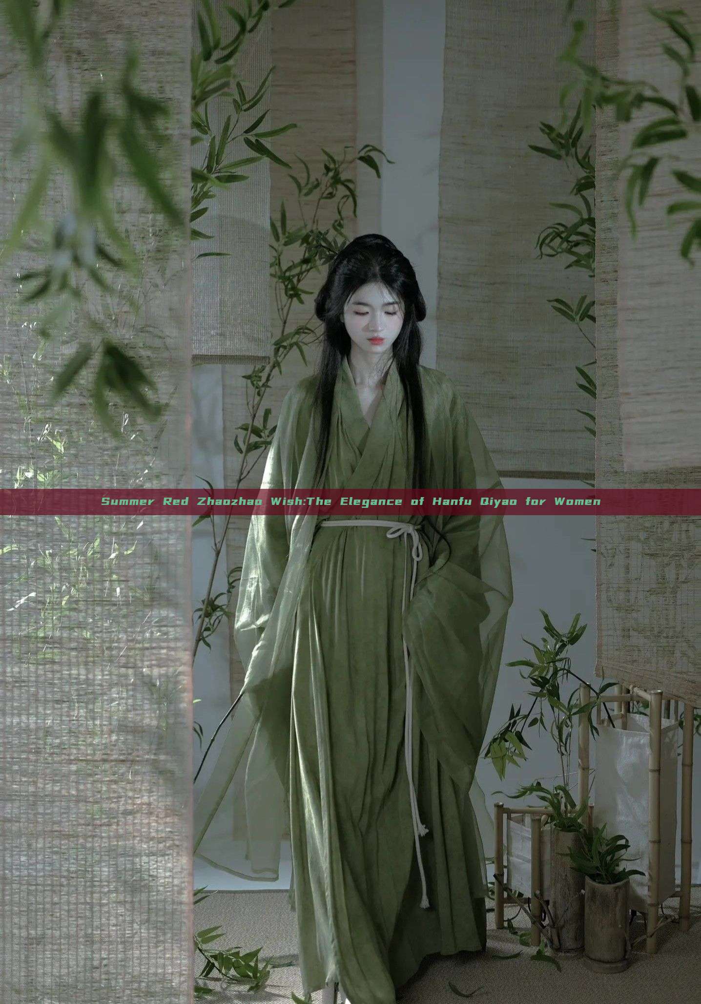Summer Red Zhaozhao Wish:The Elegance of Hanfu Qiyao for Women Summer Red Zhaozhao Wish:The Elegance of Hanfu Qiyao for Women