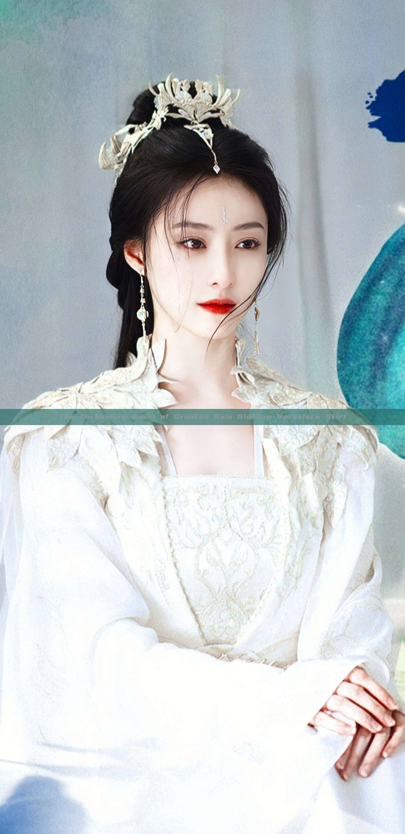 The Enchanting World of Drunken Rain Blossom Horseface Skirt The Enchanting World of Drunken Rain Blossom Horseface Skirt
