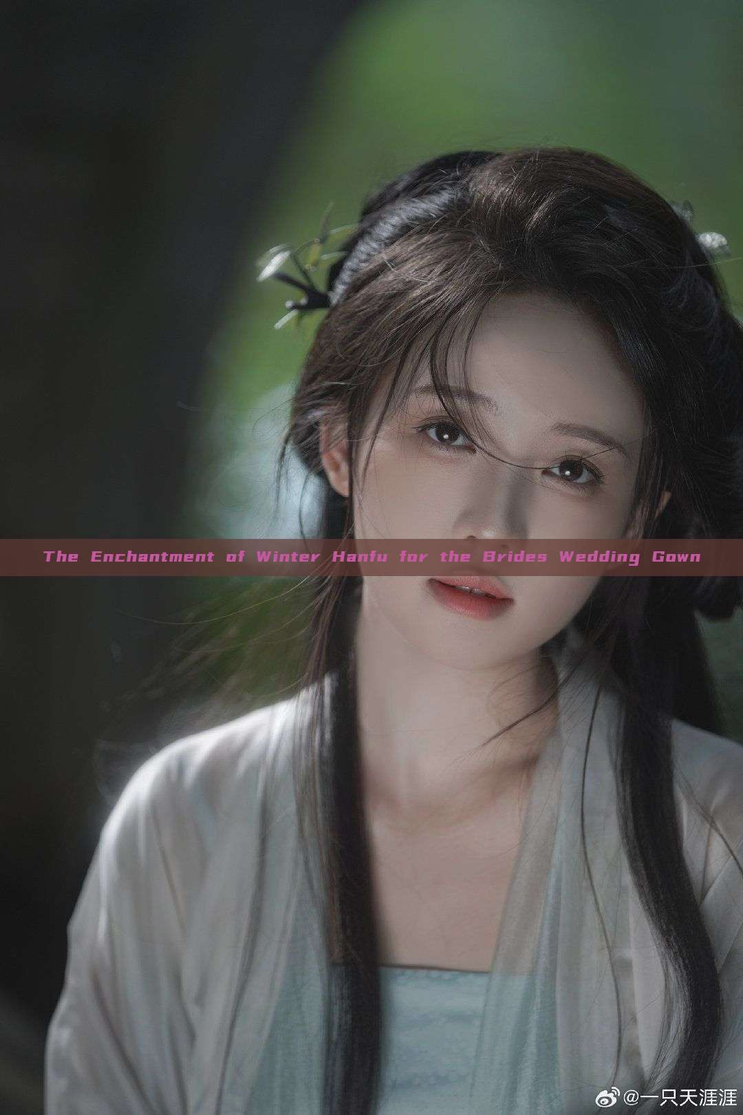 The Enchantment of Winter Hanfu for the Brides Wedding Gown The Enchantment of Winter Hanfu for the Brides Wedding Gown