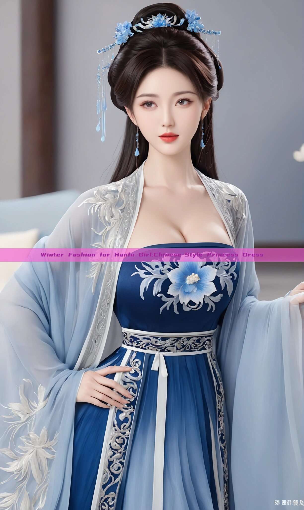 Winter Fashion for Hanfu Girl:Chinese-Style Princess Dress Winter Fashion for Hanfu Girl:Chinese-Style Princess Dress