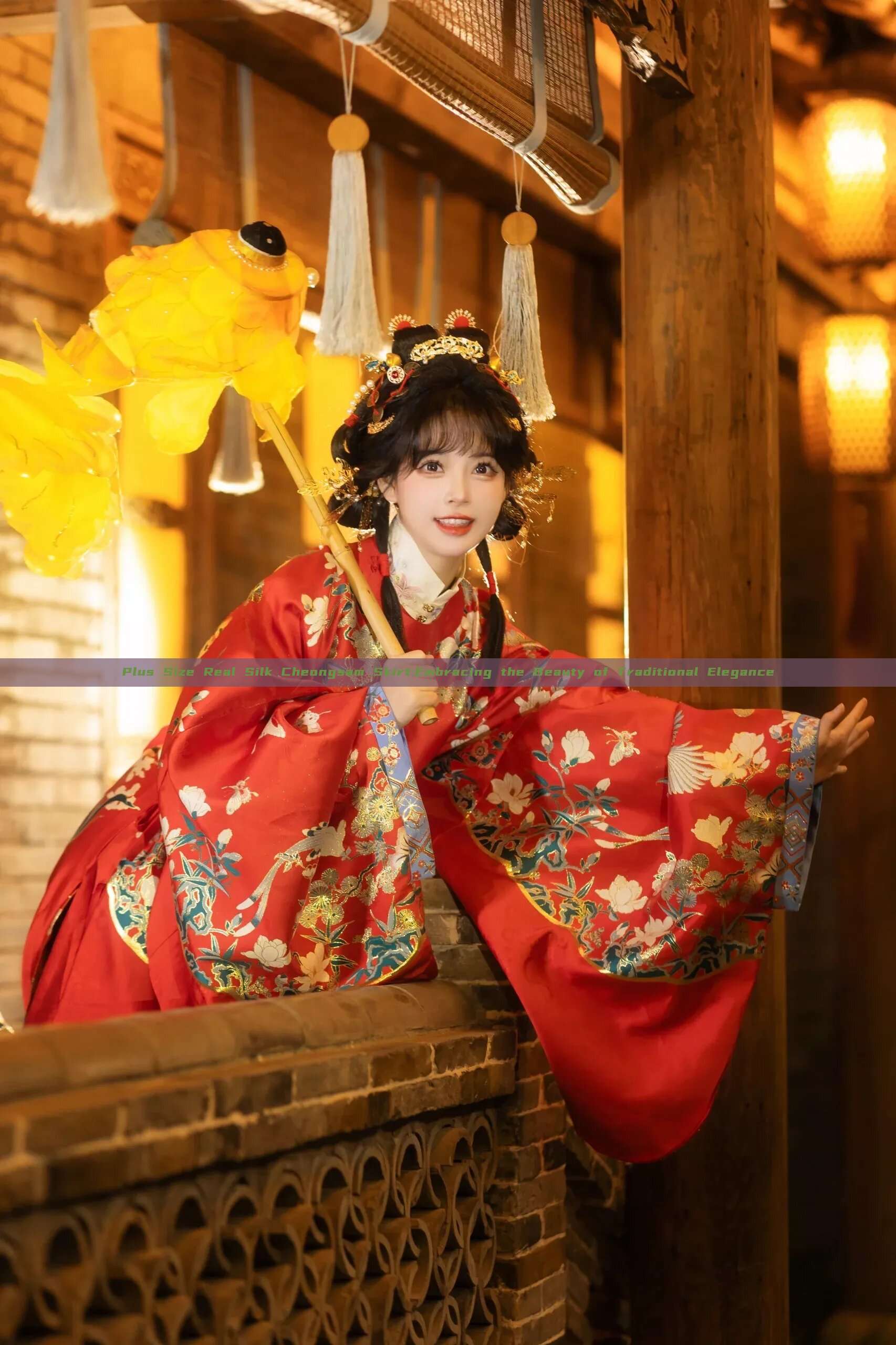 Plus Size Real Silk Cheongsam Skirt:Embracing the Beauty of Traditional Elegance Plus Size Real Silk Cheongsam Skirt:Embracing the Beauty of Traditional Elegance