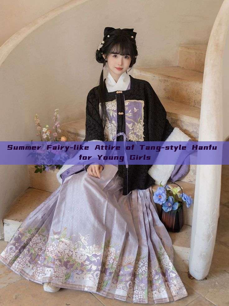 Summer Fairy-like Attire of Tang-style Hanfu for Young Girls Summer Fairy-like Attire of Tang-style Hanfu for Young Girls
