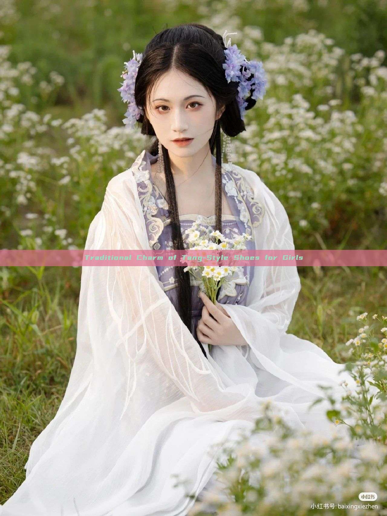 Traditional Charm of Tang-Style Shoes for Girls Traditional Charm of Tang-Style Shoes for Girls