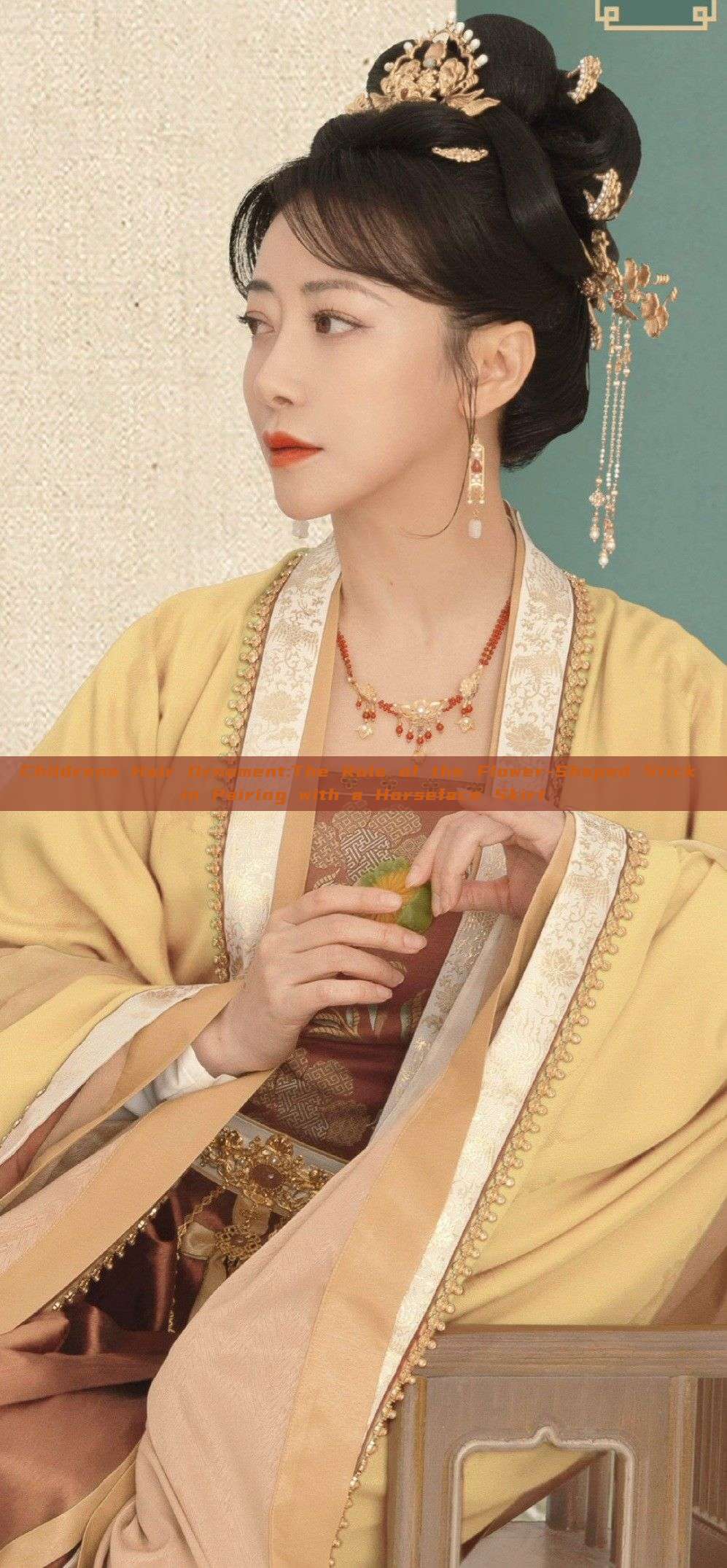 Childrens Hair Ornament:The Role of the Flower-Shaped Stick in Pairing with a Horseface Skirt Childrens Hair Ornament:The Role of the Flower-Shaped Stick in Pairing with a Horseface Skirt