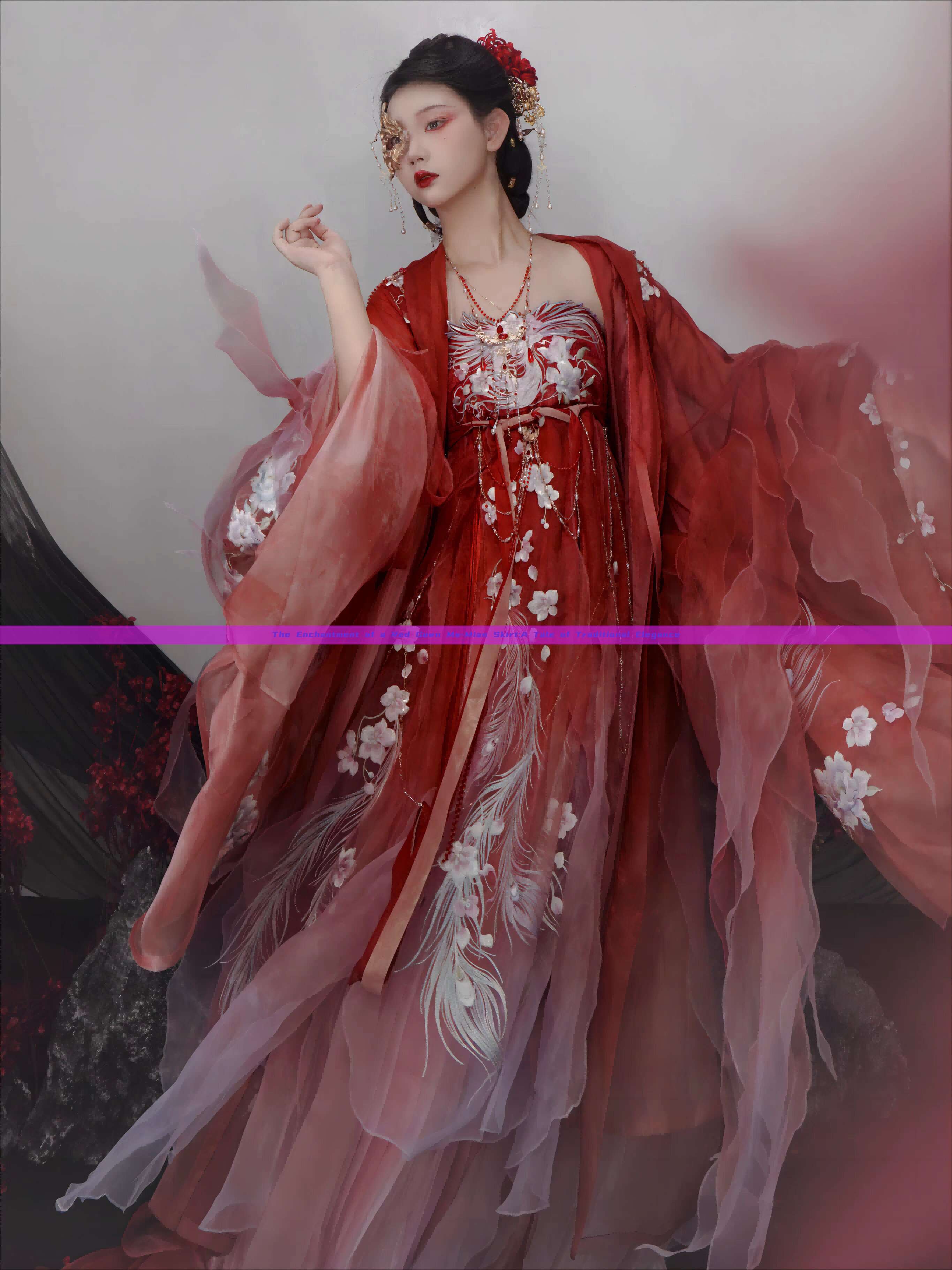 The Enchantment of a Red Gown Ma-Mian Skirt:A Tale of Traditional Elegance The Enchantment of a Red Gown Ma-Mian Skirt:A Tale of Traditional Elegance