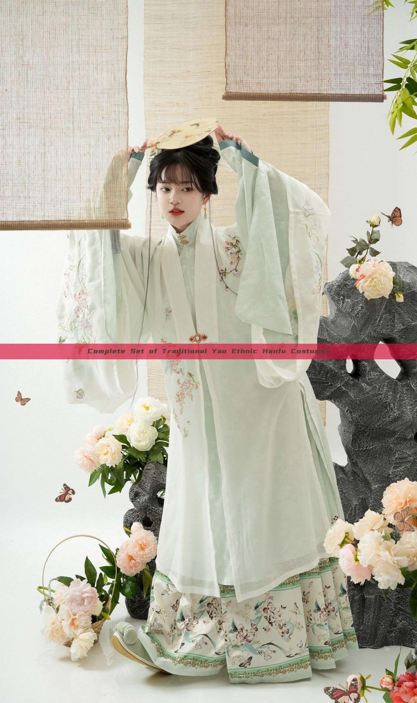 Complete Set of Traditional Yao Ethnic Hanfu Costumes Complete Set of Traditional Yao Ethnic Hanfu Costumes
