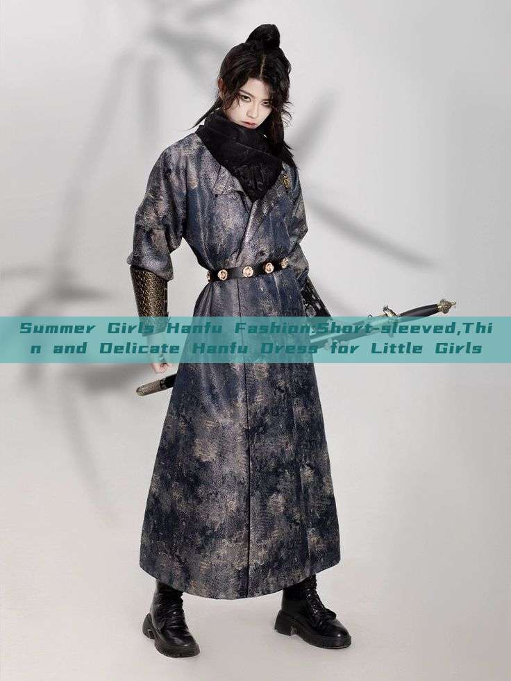 Summer Girls Hanfu Fashion:Short-sleeved,Thin and Delicate Hanfu Dress for Little Girls