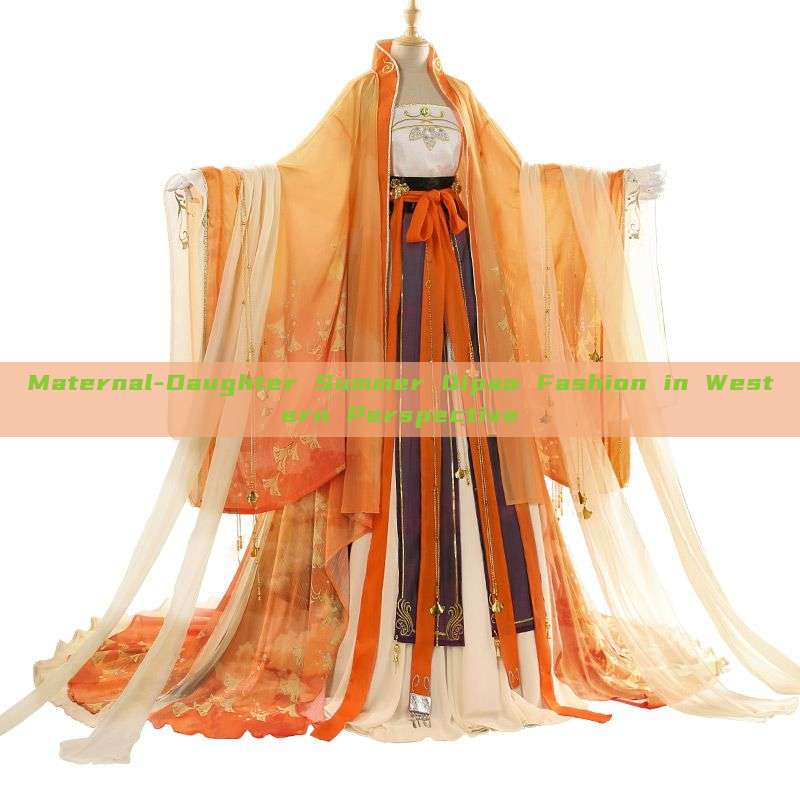 Maternal-Daughter Summer Qipao Fashion in Western Perspective