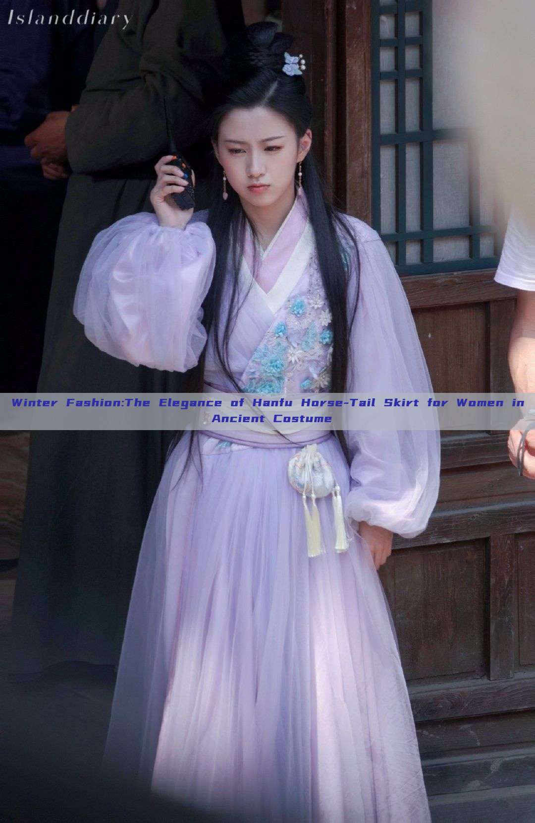 Winter Fashion:The Elegance of Hanfu Horse-Tail Skirt for Women in Ancient Costume