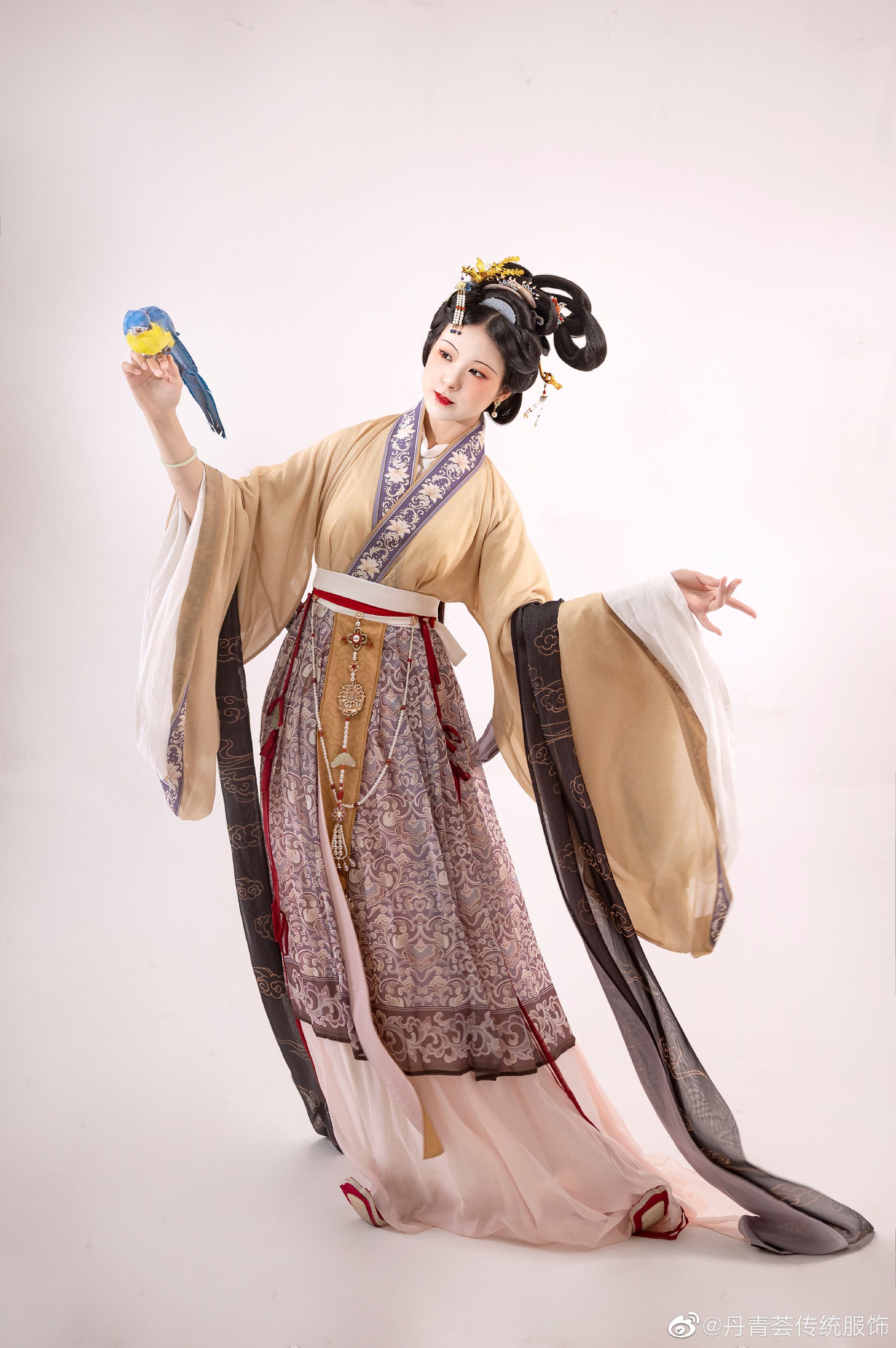 高马尾马面裙