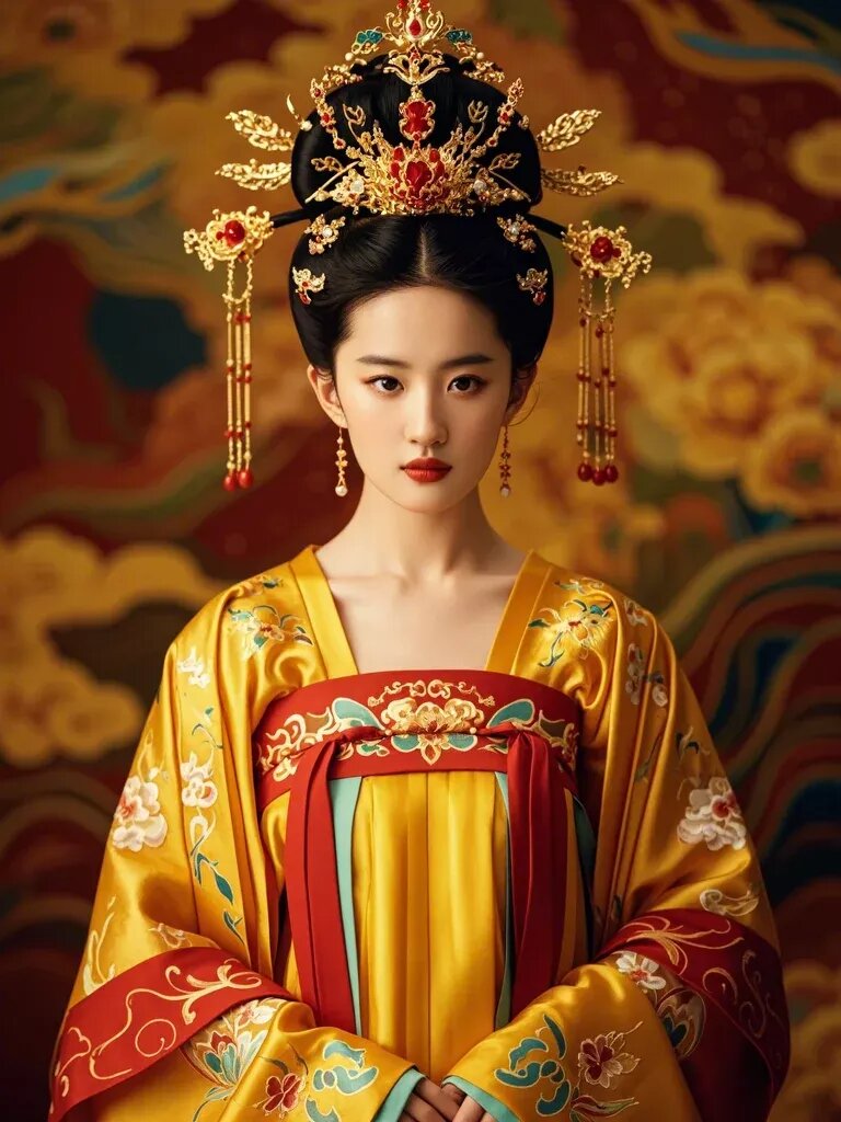 The Charm of Cream-Colored Halter-Neck Hanfu Traditional Chinese Clothing The Charm of Cream-Colored Halter-Neck Hanfu Traditional Chinese Clothing